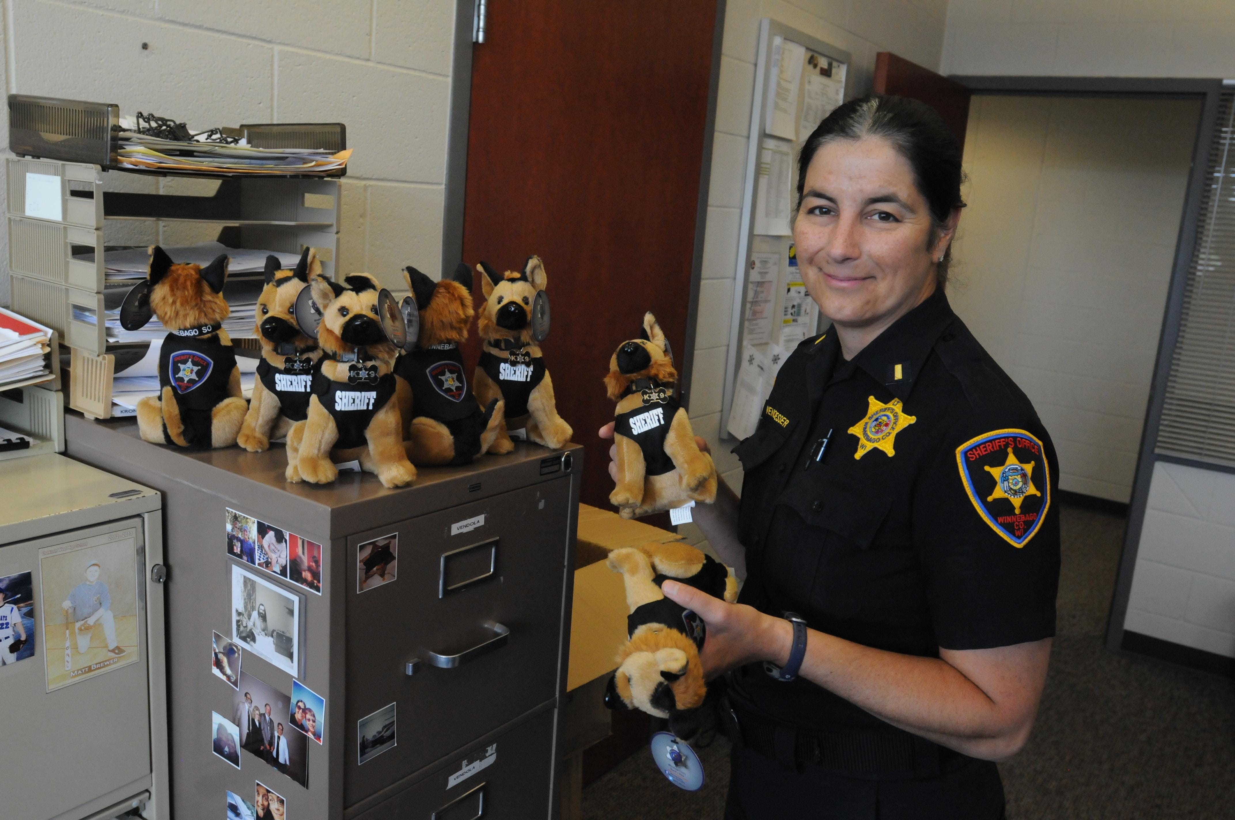 police dog stuffed animal